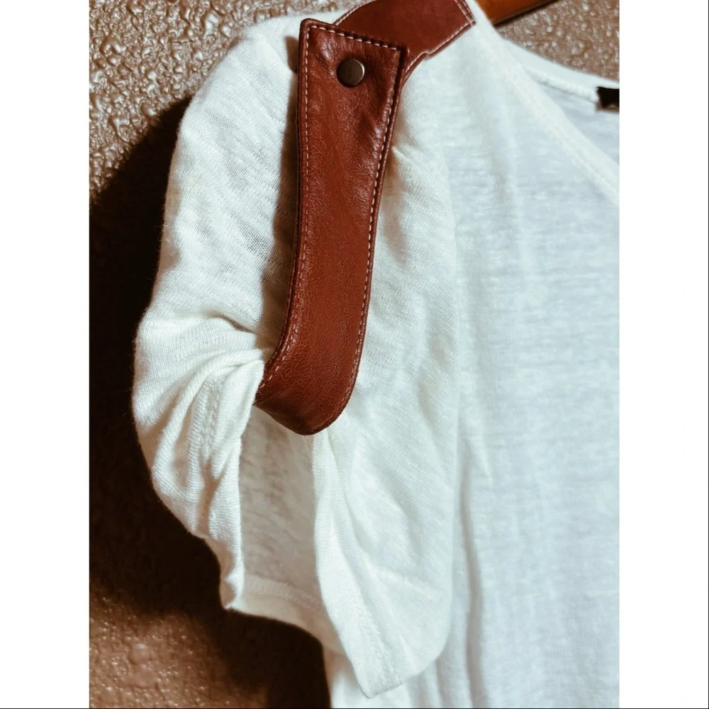 Bcbgmaxazria burnout embellished tee - Picture 2 of 7